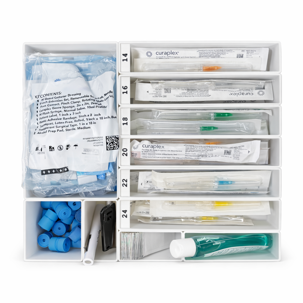 IV Supply Drawer Organization System