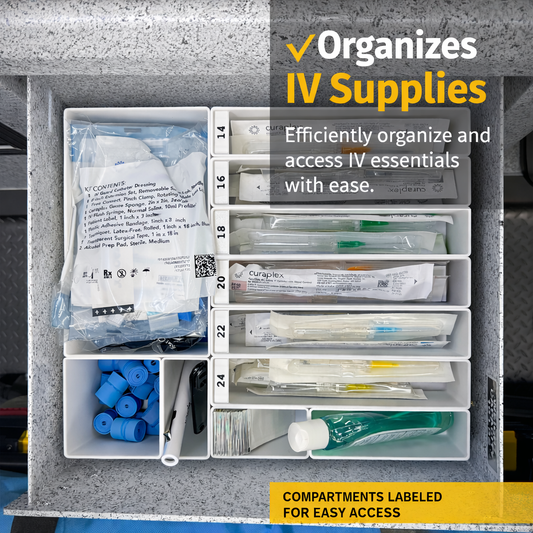 IV Supply Drawer Organization System